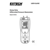 Flir Extech HD750 Manometer manual cover