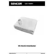 Sencor SUB 1700WH Electric Blanket manual cover