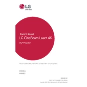 LG HU80KS HU80KS.AUS Projector manual cover