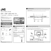JVC LT-24C490 manual cover