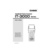 Casio IT-3000 Terminal manual cover