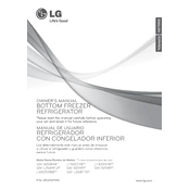 LG LFX25978SB Refrigerator manual cover