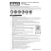 Sealey SDSMAX40 Drill manual cover