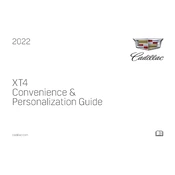 Cadillac XT4 2022 manual cover