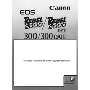 Canon EOS 300 2003 manual cover