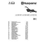 Husqvarna LC 551SP Lawn Mower manual cover