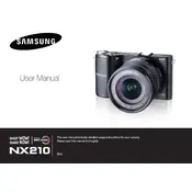 Samsung NX210 Camera manual cover