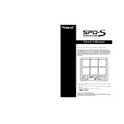 Roland SPD-S manual cover