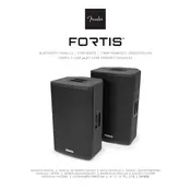 Fender Fortis F-12BT 6961201000 110V TW Speaker manual cover