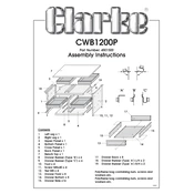 Clarke 4501500 CWB1200P Workbench manual cover