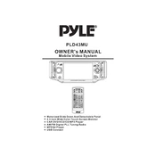 Pyle PLD43MU USB Player manual cover