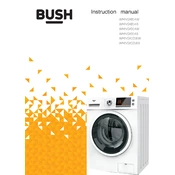 Bush WMNSX814W Washing Machine manual cover