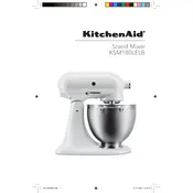 KitchenAid KSM180LELB Mixer manual cover