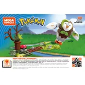 Mega Construx Mattel Pokemon Dartrix FVK67 Construction Set manual cover