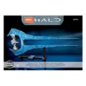 Mega Construx Mattel Halo Energy Sword GPB05 Construction Set manual cover