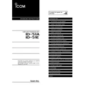 Icom ID-51E Transceiver manual cover