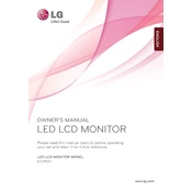 LG E2290V E2290V-SN.AUS Monitor manual cover