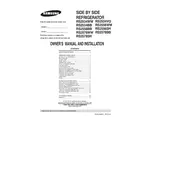 Samsung RS2534BB Refrigerator manual cover