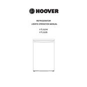 Hoover HTL 552W manual cover