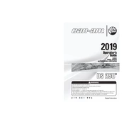 Can-Am DS 250 2019 Vehicle manual cover