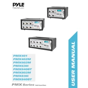 Pyle PMX402M Mixer manual cover