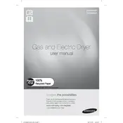 Samsung DV350AEP Dryer manual cover