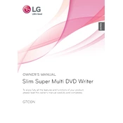 LG GTC0N GTC0N.AVAA10B Writer manual cover