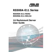 ASUS RS500A-E11-RS4U Server manual cover