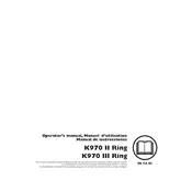 Husqvarna K970 II Ring Saw manual cover