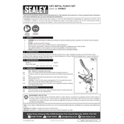 Sealey AK9821 Metal Punch manual cover