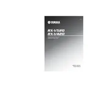 Yamaha RX-V420 Receiver manual cover