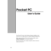 Casio Cassiopeia E-125 Pocket PC manual cover