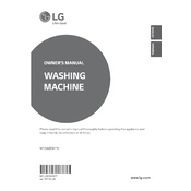 LG WT5680HVA WT5680HV.AASSEPUS Washing Machine manual cover