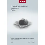 Miele FNS 37492 iE Freezer manual cover