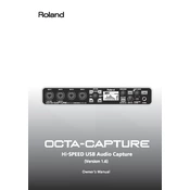 Roland OCTA-CAPTURE manual cover