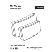 Cambridge Audio MINX Air100 Speaker manual cover