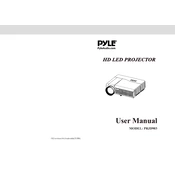 Pyle PRJD903 Projector manual cover