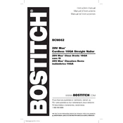 Bostitch BCN662D1 Nailer manual cover