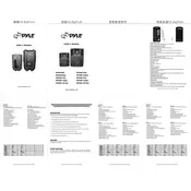 Pyle PPHP84 Speaker manual cover