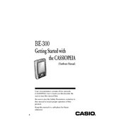 Casio Cassiopeia BE-300 Pocket PC manual cover