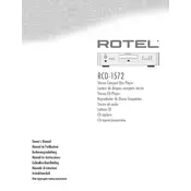 Rotel RCD-1572 CD Player manual cover