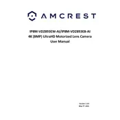 Amcrest IP8M-VD2893EB-AI Security Camera manual cover