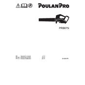 Poulan Pro PRB675i Blower manual cover