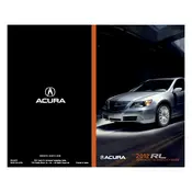 Acura RL 2012 Sedan manual cover