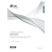 LG DLEX3250W DLEX3250W.ABWEEUS Dryer manual cover