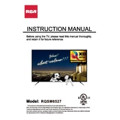 RCA RQSM6527 TV manual cover