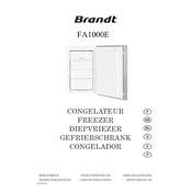 Fagor FA1000E Freezer manual cover