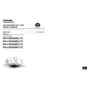 Toshiba RAV-SM304MUT-E Air Conditioner manual cover