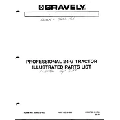 Gravely 51000 Tractor manual cover