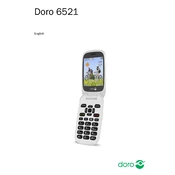 Doro 6521 Phone manual cover